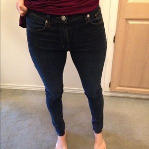 Hudson Barbara High Waist Super Skinny in Oly